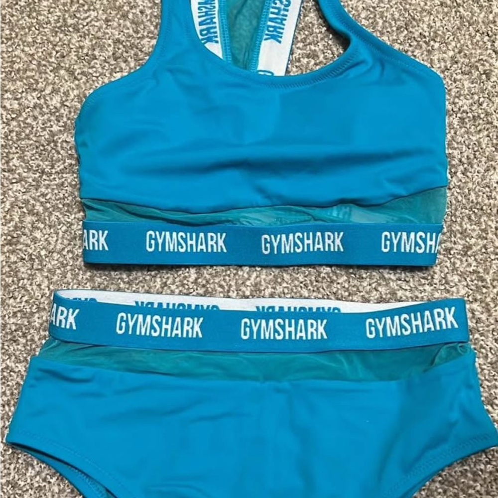 Gymshark Blue Bikini with Racerback Design